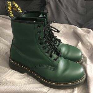Green Dr Martens